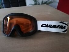 Vintage CARRERA Ski- & Snowboard Brille, ADRENALYNE HYPERRED verstellbares Band 