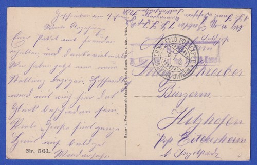 Feldpost karte weltkrieg - feldpost-karte, 1.