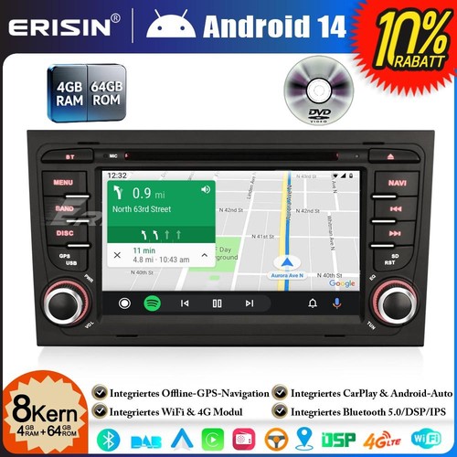 Dvd kern 64gb android 14 - 8-kern,