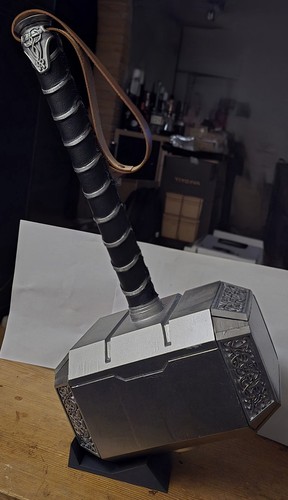 Mjölnir replika druck - mjölnir, 3d-druck