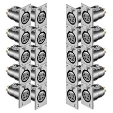 20x 4 pol XLR Einbau Buchse