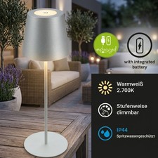 BRILONER KIKI Akku-Tischlampe