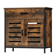 EUGAD Badezimmer Unterschrank Waschbecken Badezimmerschrank mit Schublade Braun