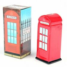 Spardose London Telefonzelle 13 cm Sparbüchse Ball Sparschwein Keramik