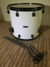 Tama Starclassic Maple / Ahorn 16x14 floor / Stand-Tom white / weisz