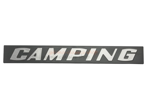 Camping schriftzug hinten - schriftzug,