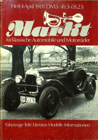 Oldtimer markt 1981 vw - markt, 04/1981