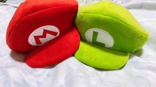 Super Nintendo World Mario Luigi Plüsch Mütze Cap Cosplay USJ Official Limited
