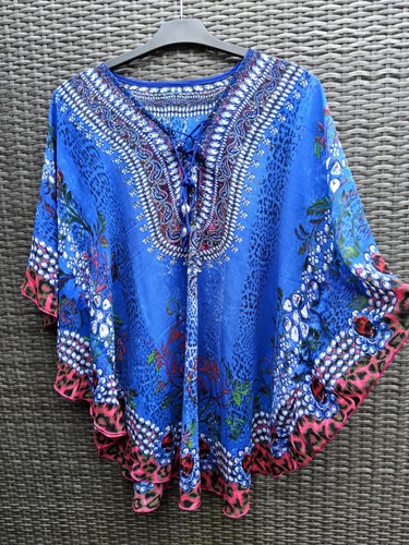 Tunika strandkleid mit - ,