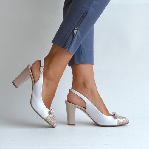 Italienische slingback pumps - slingback,