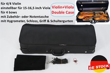 Violin Viola Double Case für