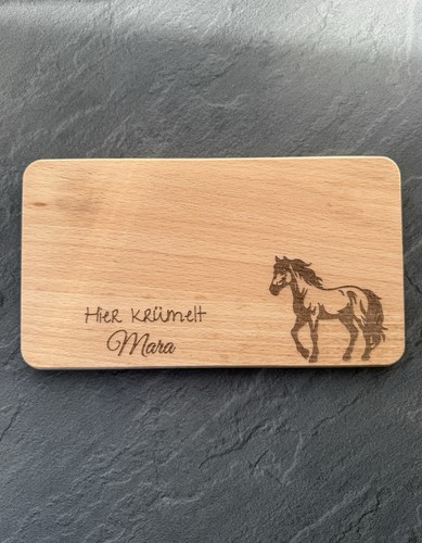 Holzbrett buche mit gravur - buche,