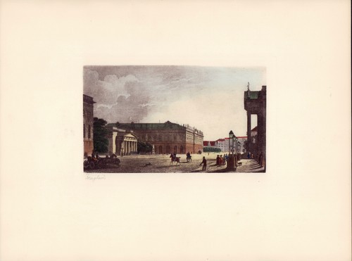 Kolorierter kupferstich - kolorierter,