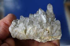 Bergkristall, Stufe, Waldstein/Fichtelgebirge, alter Fund, ca. 9 x 8 x 5 cm