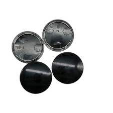 RHQFDM 02 Nabendeckel 68mm Universal ABS Silber Radnabenkappen DIY, Wasserdicht 