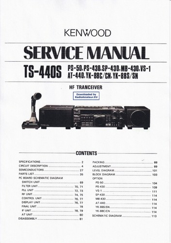 Service manual anleitung - service, für