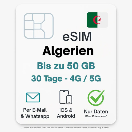 Algerien esim datentarif - algerien,