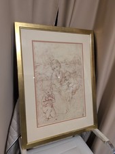 Vintage Wandbild Madonna mit