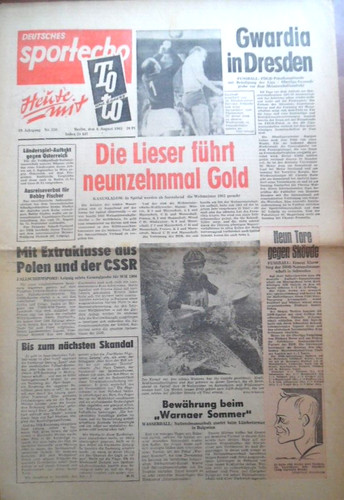 Deutsches sportecho august - sportecho,