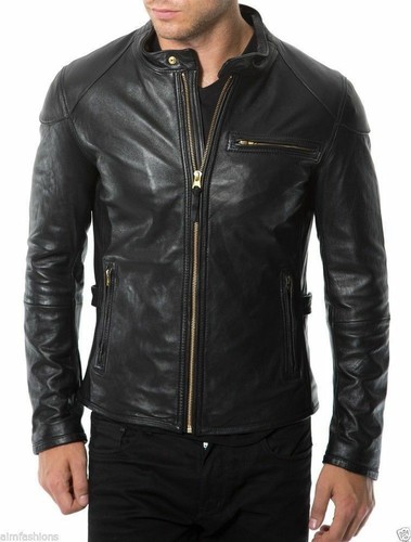 Herren lederjacke 100 - herren, 100%