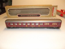 Liliput Meisterklasse H0 DSG Speisewagen rot Ep. III mit Einrichtung 