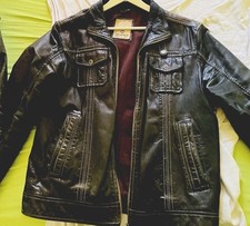 Herren lederjacke trapper - herren,