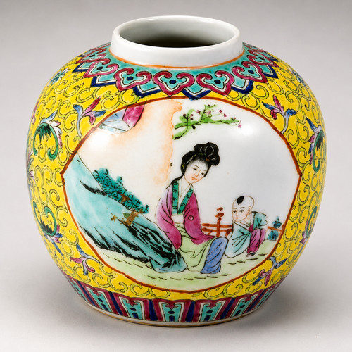 Chinesische vase famille - chinesische,