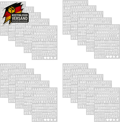 Selbstklebende buchstaben - buchstaben, &