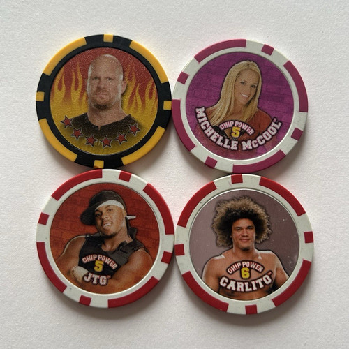 Topps wwe power chipz - topps,