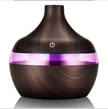 Ultraschall Aroma Diffusor 7 Farben – Luftbefeuchter Holzdesign