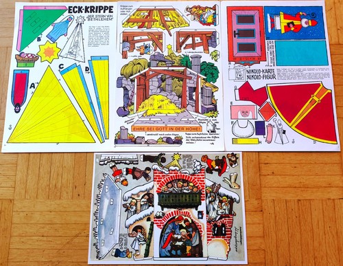 Papierkrippe - 4x,