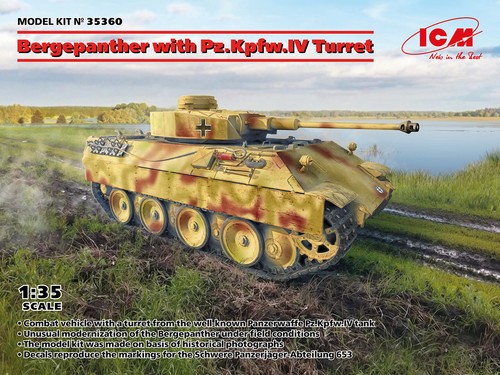 Icm 35360 35 bergepanther - icm, 1:35