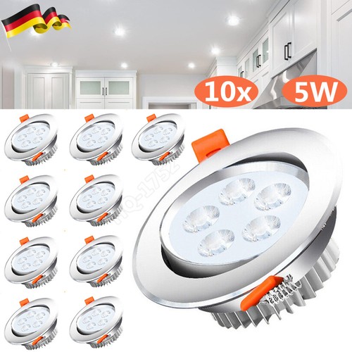 10x led einbauleuchte - 10x,