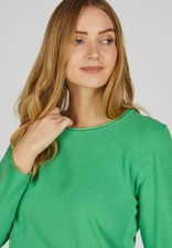 UVP 59.99 Rabe Damen-Pullover, Struktur-Design, Hochwertige Qualität, Grün