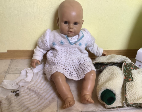 Große vintage zapf babypuppe - vintage,