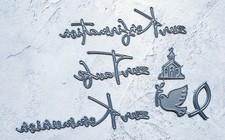 Christliche Stanzschablonen Original Charlie & Paulchen *neuwertig*