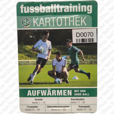 fussballtraining Kartothek: Aufwärmen mit und ohne Ball