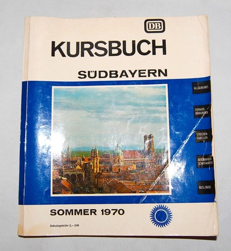 Kursbuch deutsche bundesbahn - kursbuch,