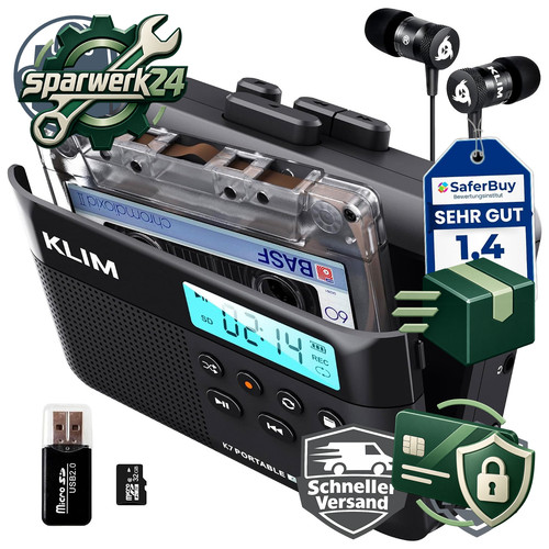 Kassettenspieler 16gb - k7,