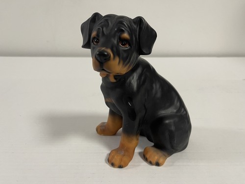 Porzellan figur hund - figur,