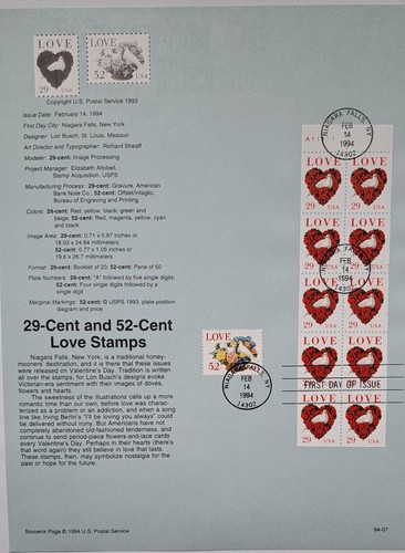Usa 1994 markenheft - usa:,