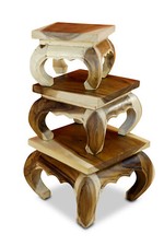 Beistelltisch holz massivholz - beistelltisch,