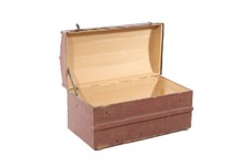 alte Truhe Koffer Kiste Überseekoffer 86cm x 45cm x 45cm Reisekoffer Schatzkiste