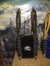 Rennrodel von German Luge - Doppelsitzer 120cm - Anthrazit mit schwarzem Sitz