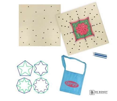 Granny square spanner - square,