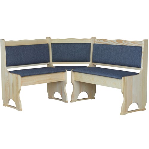 Eckbank kiefer lackiert mit - kiefer,