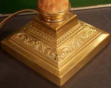 antik Tischlampe Messing