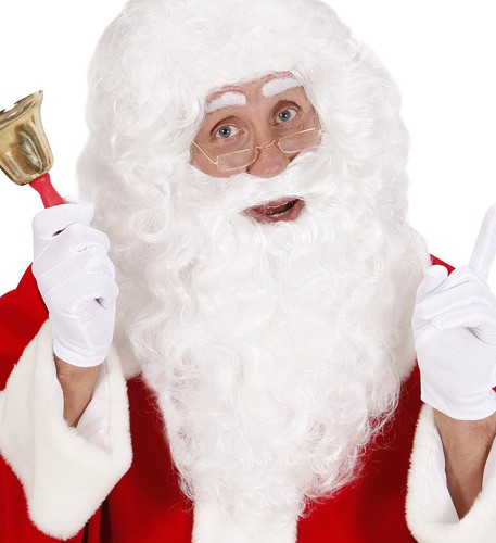 Santa maxi bart weiß - maxi,