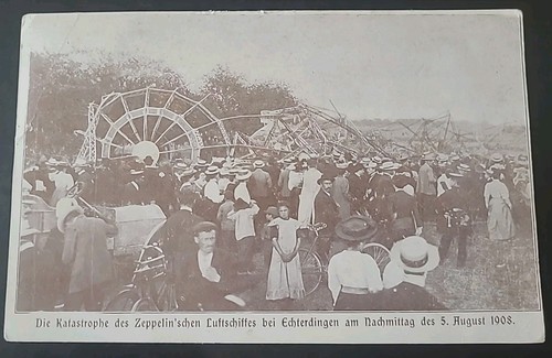Karte zeppelin luftschiff - ak,