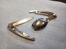 BALADEO Klappbesteck Ultimate 5 Funktionen Besteck Camping Outdoor Jagd Reise